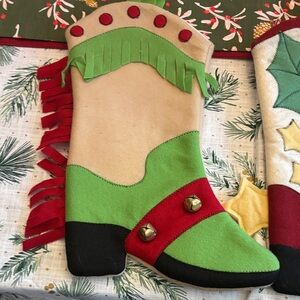 Set of 4 Western themed stockings